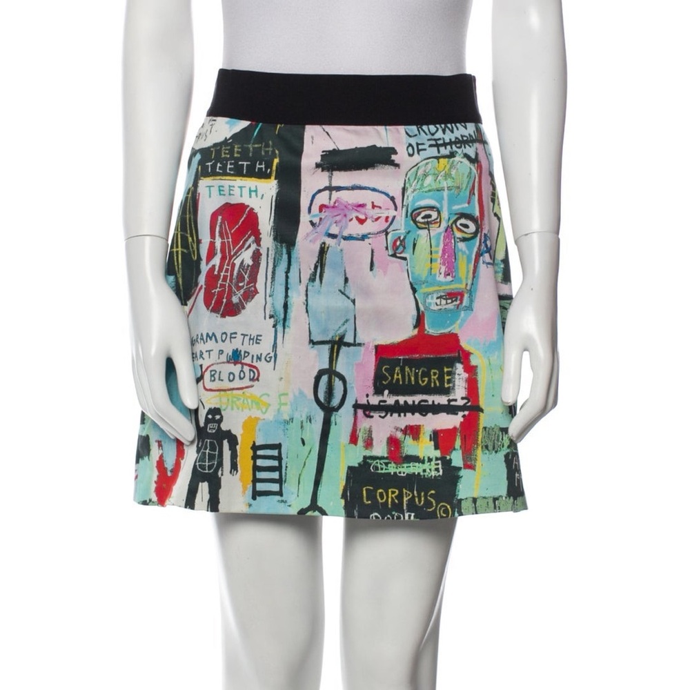 Alice & Olivia x Basquiat skirt